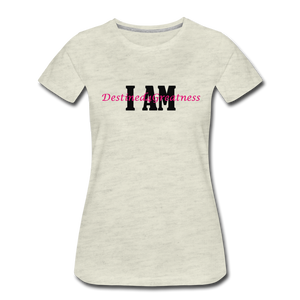 Women’s Pink I AMT-Shirt - heather oatmeal