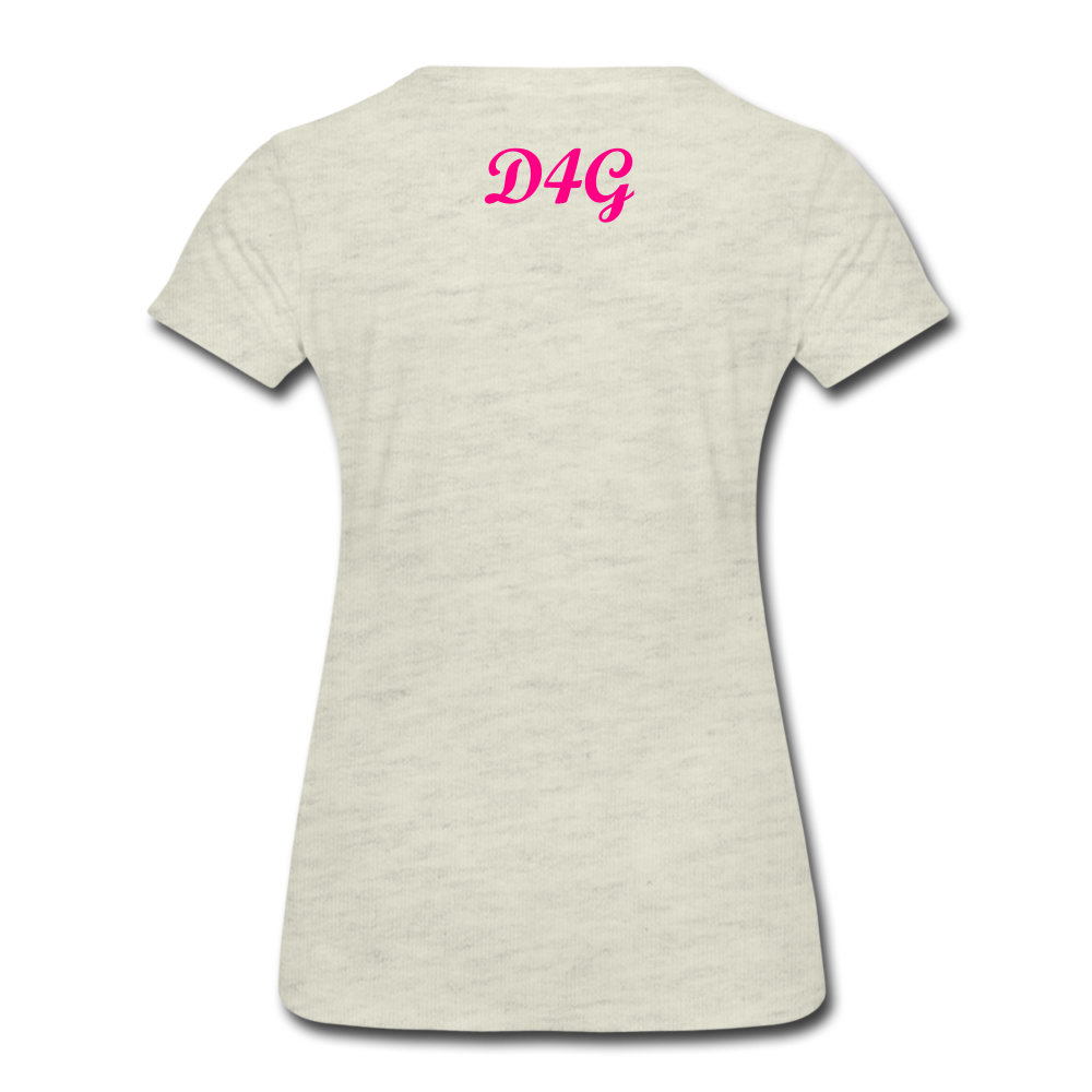 Women’s Pink I AMT-Shirt - heather oatmeal