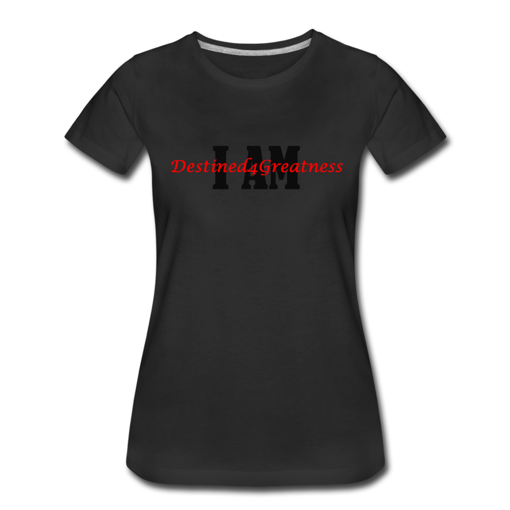 Women’s Red I AM T-Shirt - black