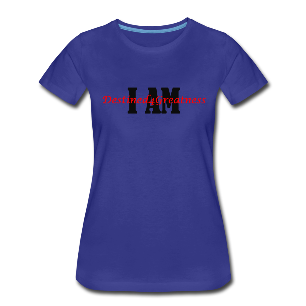 Women’s Red I AM T-Shirt - royal blue