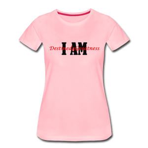 Women’s Red I AM T-Shirt - pink