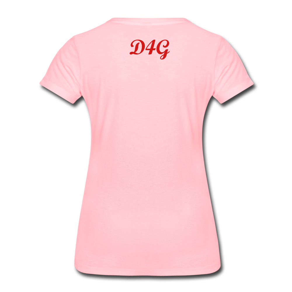 Women’s Red I AM T-Shirt - pink