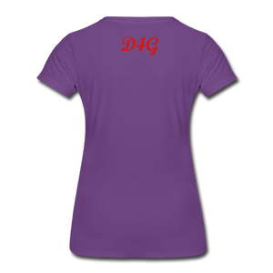 Women’s Red I AM T-Shirt - purple