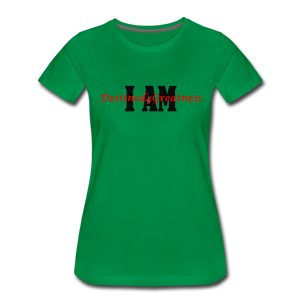 Women’s Red I AM T-Shirt - kelly green