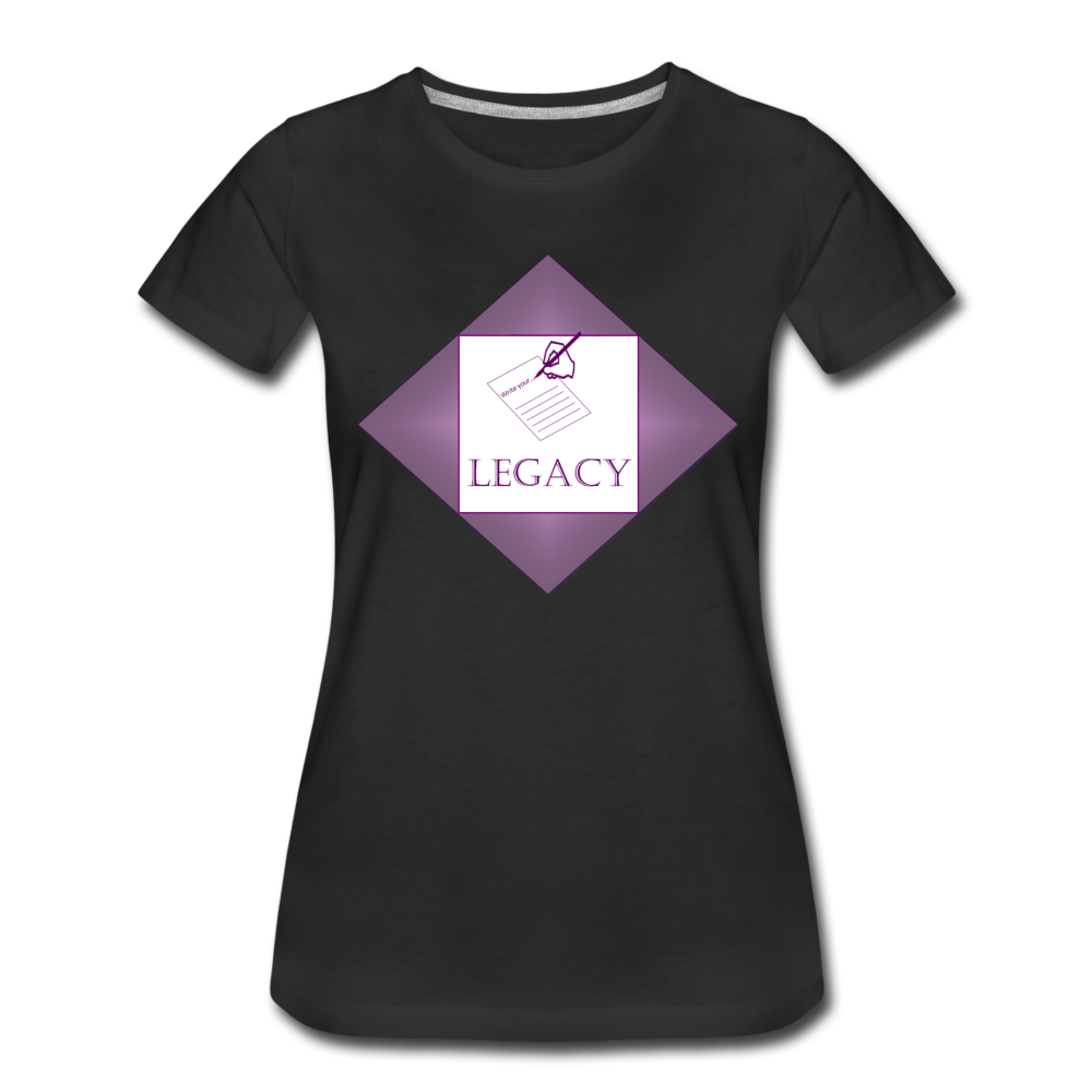 Women’s Purple Legacy T-Shirt - black