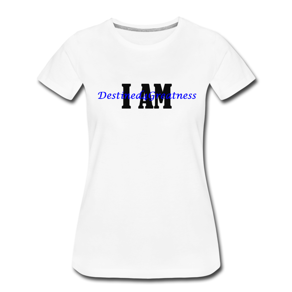 Women’s Royal I AM T-Shirt - white