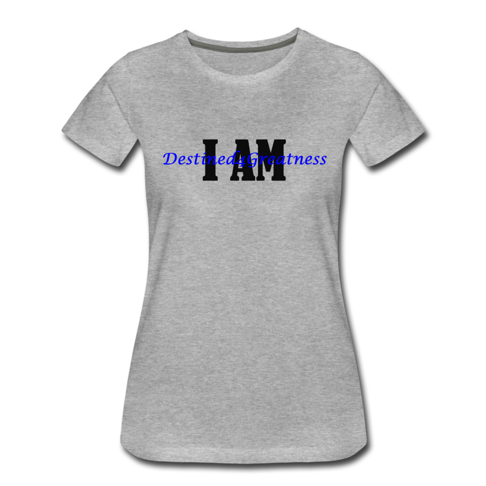 Women’s Royal I AM T-Shirt - heather gray