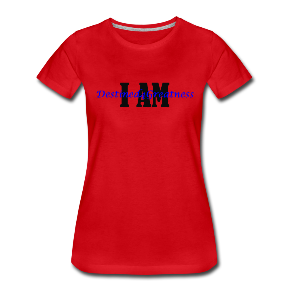 Women’s Royal I AM T-Shirt - red