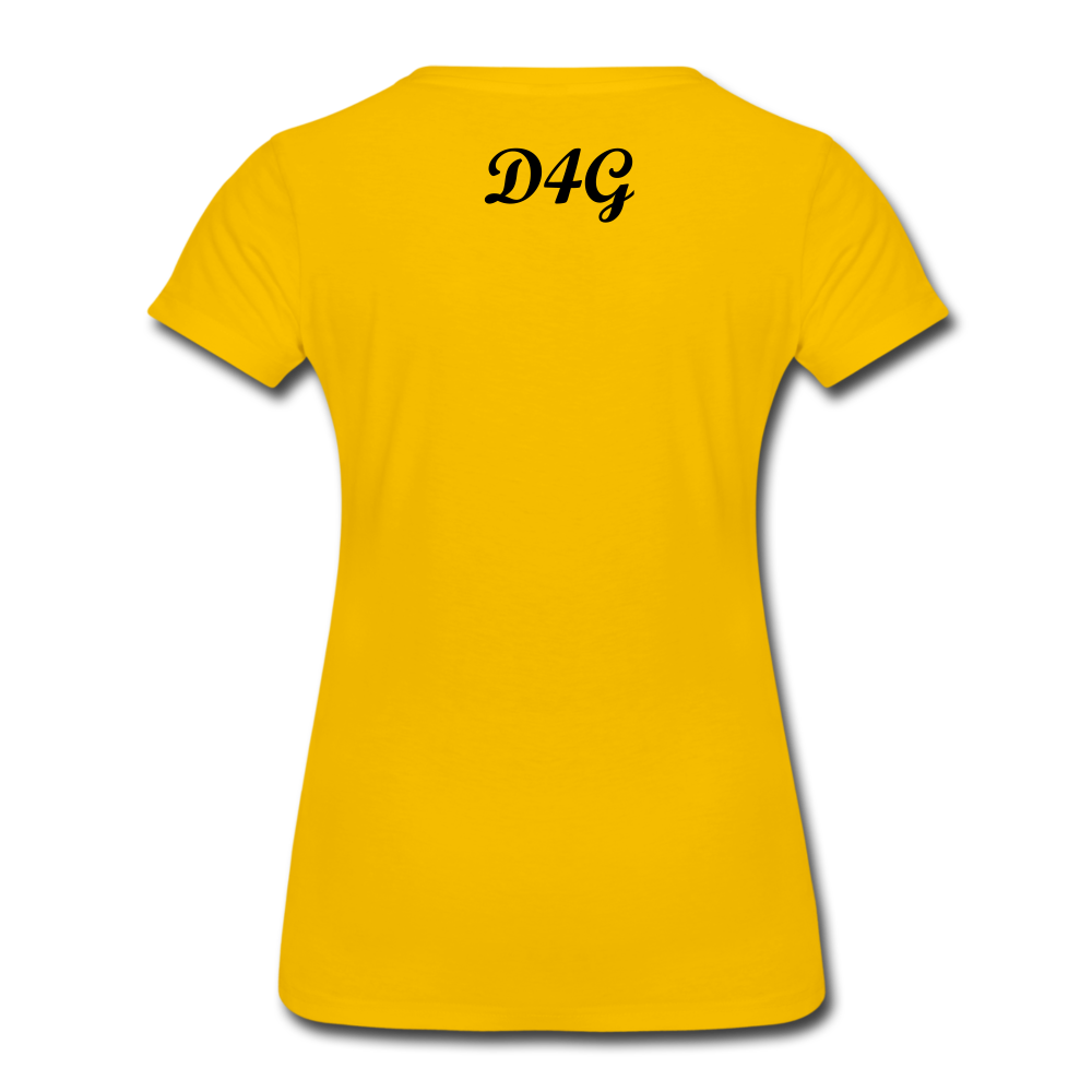 Women’s Royal I AM T-Shirt - sun yellow