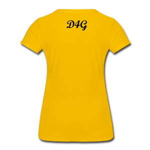 Women’s Royal I AM T-Shirt - sun yellow