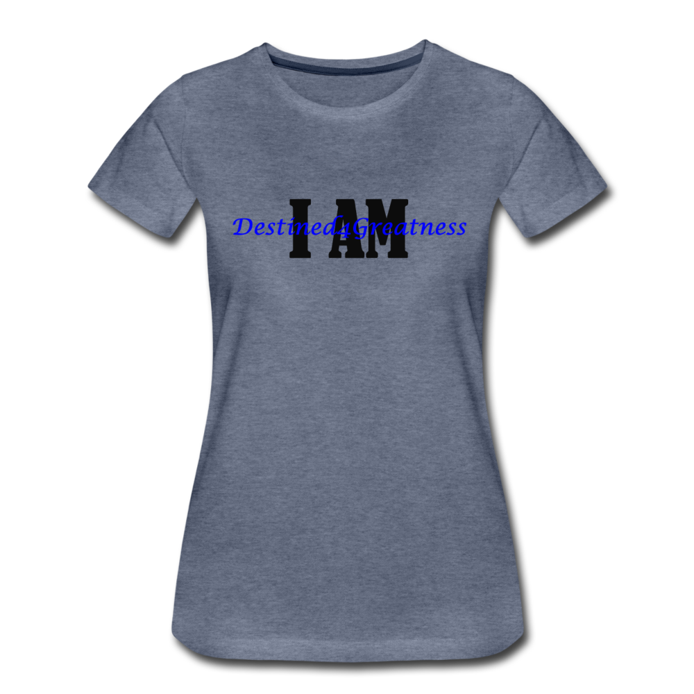 Women’s Royal I AM T-Shirt - heather blue