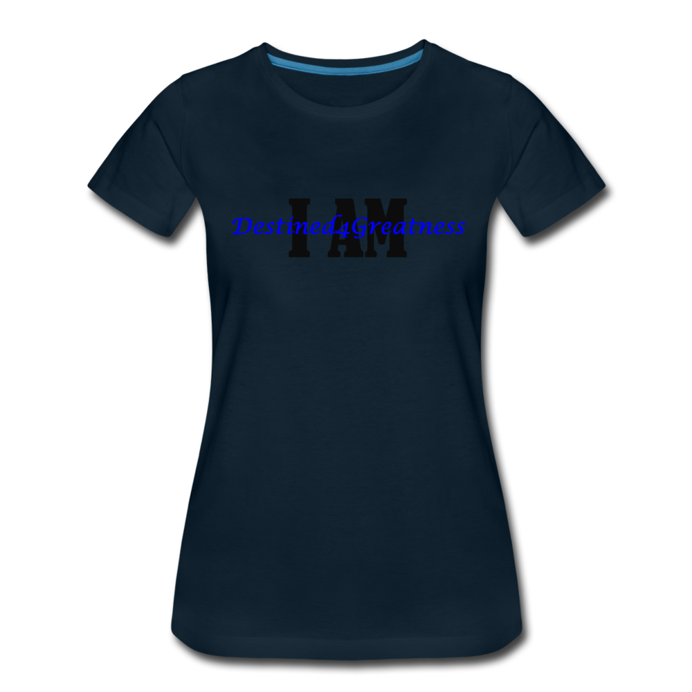 Women’s Royal I AM T-Shirt - deep navy