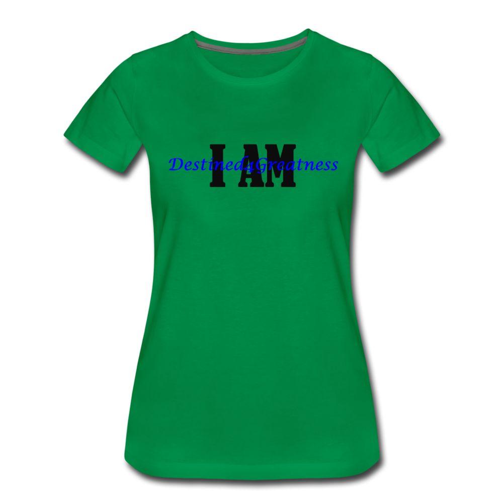 Women’s Royal I AM T-Shirt - kelly green