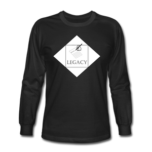 Unisex White Legacy Long Sleeve T-Shirt - black