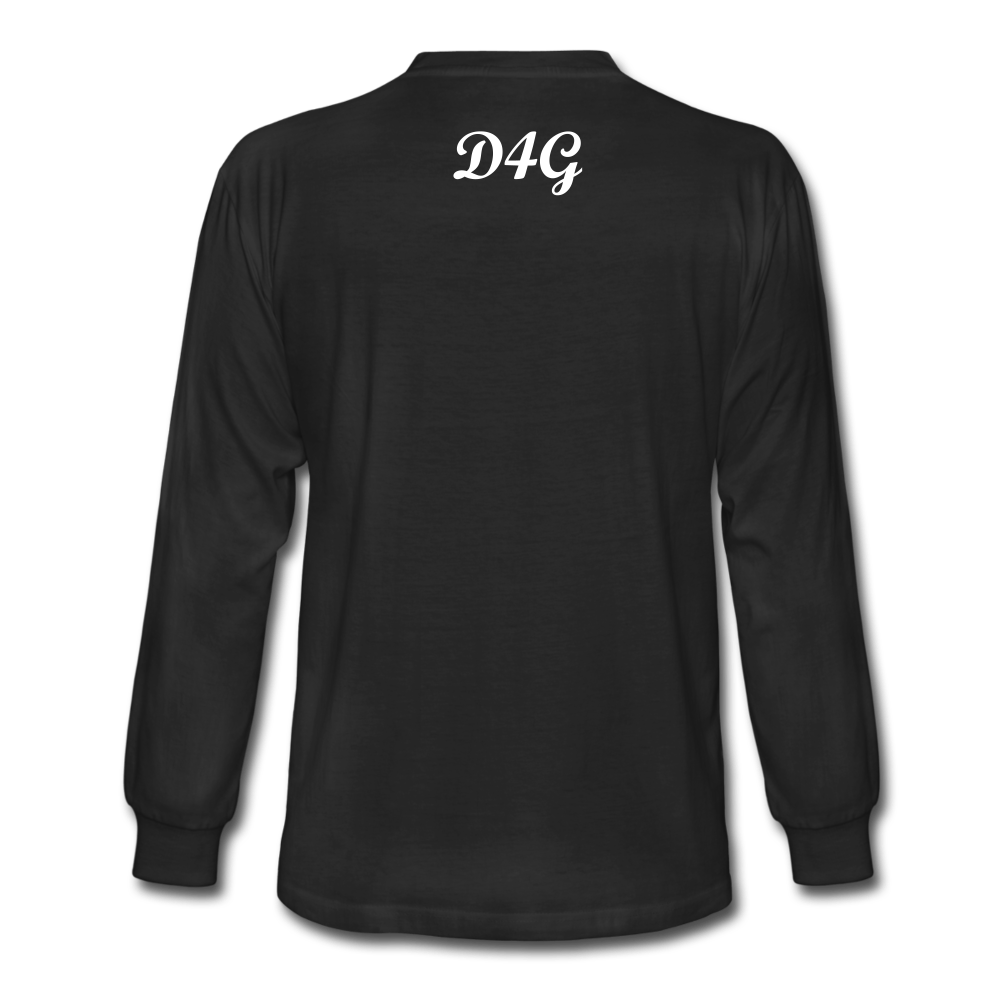 Unisex White Legacy Long Sleeve T-Shirt - black