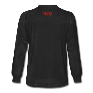 Unisex Red I AM Long Sleeve T-Shirt - black