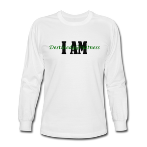 Unisex Green I AM Long Sleeve T-Shirt - white