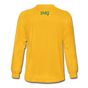 Unisex Green I AM Long Sleeve T-Shirt - gold