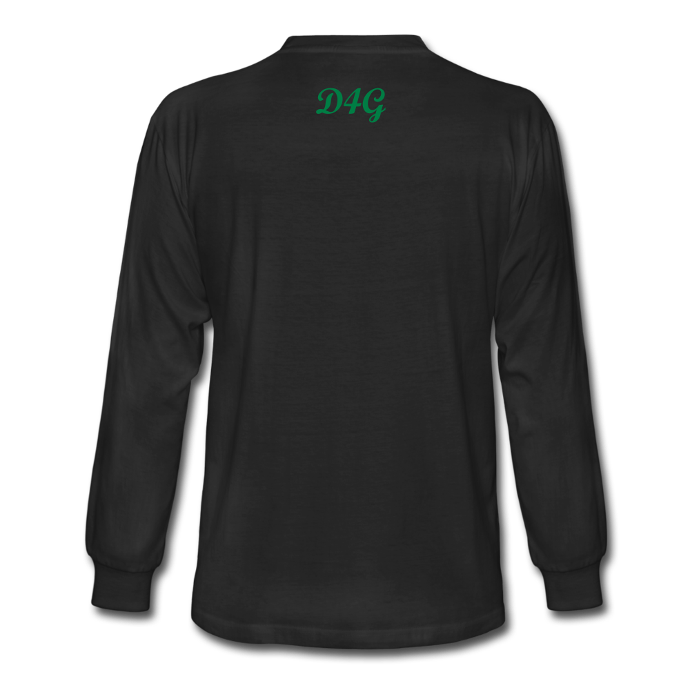 Unisex Green I AM Long Sleeve T-Shirt - black