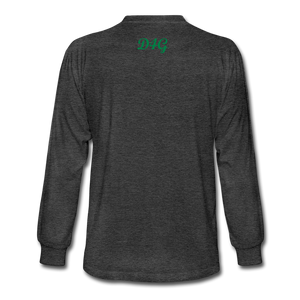 Unisex Green I AM Long Sleeve T-Shirt - heather black