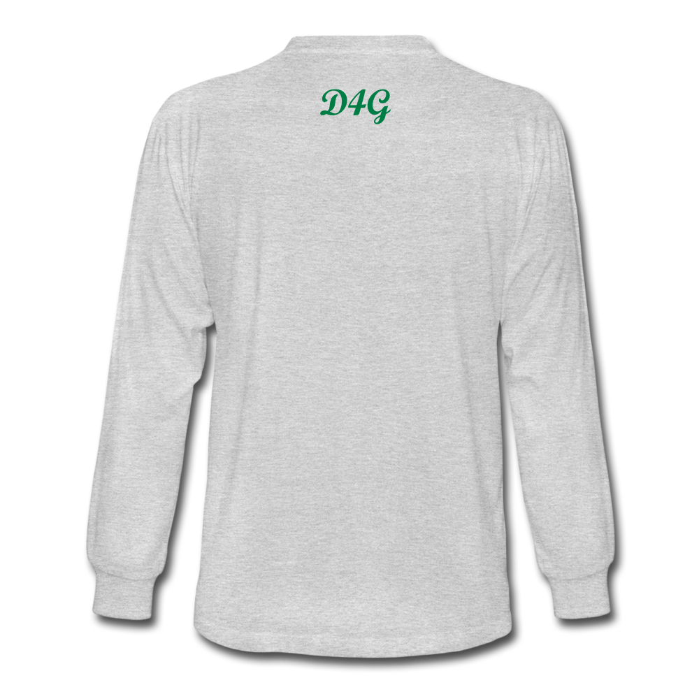 Unisex Green I AM Long Sleeve T-Shirt - heather gray