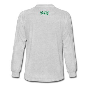 Unisex Green I AM Long Sleeve T-Shirt - heather gray