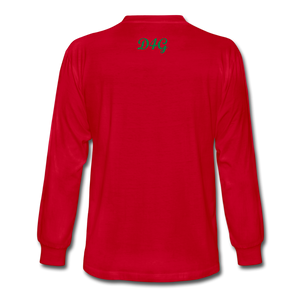 Unisex Green I AM Long Sleeve T-Shirt - red