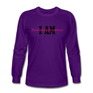 Pink I AM Long Sleeve T-Shirt - purple