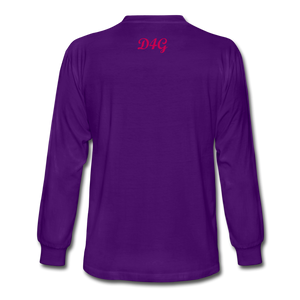 Pink I AM Long Sleeve T-Shirt - purple