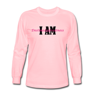 Pink I AM Long Sleeve T-Shirt - pink