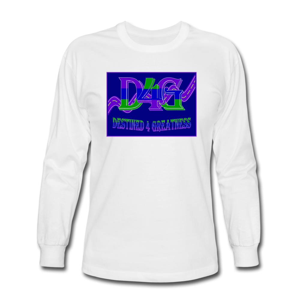 D4G Color Logo Long Sleeve T-Shirt - white