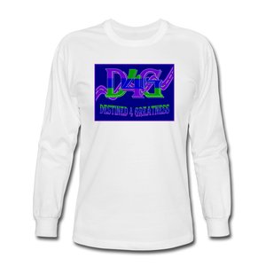 D4G Color Logo Long Sleeve T-Shirt - white