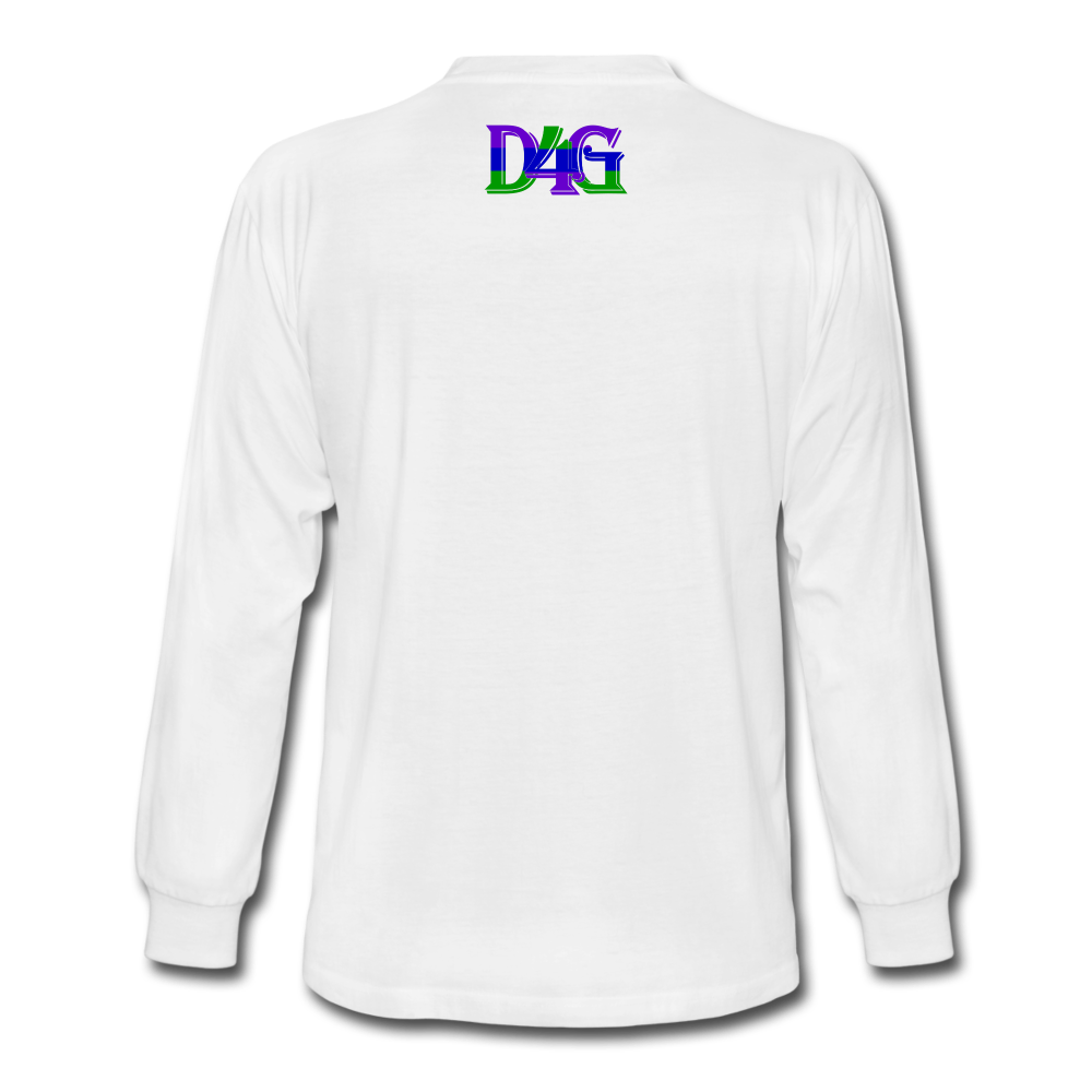 D4G Color Logo Long Sleeve T-Shirt - white