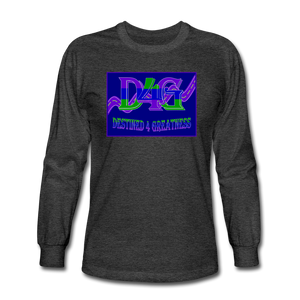 D4G Color Logo Long Sleeve T-Shirt - heather black