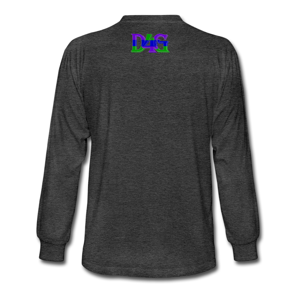 D4G Color Logo Long Sleeve T-Shirt - heather black