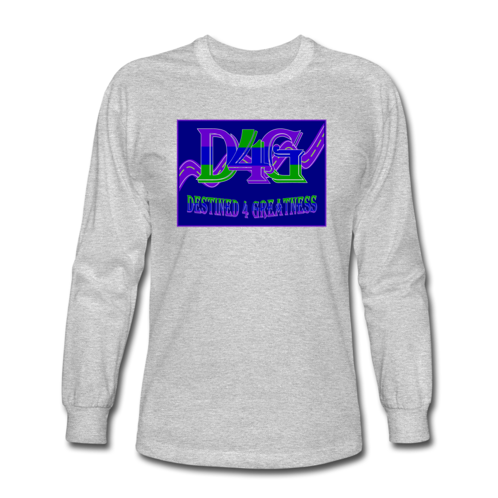 D4G Color Logo Long Sleeve T-Shirt - heather gray