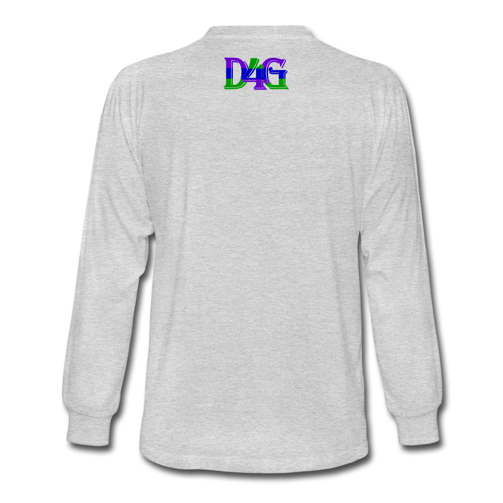 D4G Color Logo Long Sleeve T-Shirt - heather gray