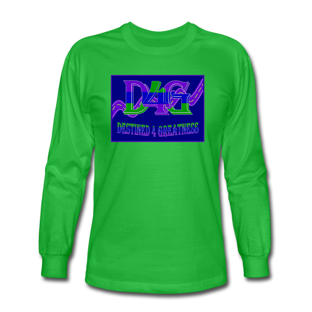 D4G Color Logo Long Sleeve T-Shirt - bright green