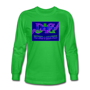 D4G Color Logo Long Sleeve T-Shirt - bright green