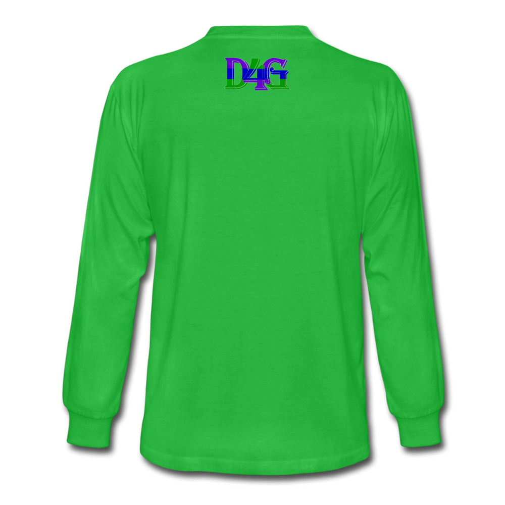 D4G Color Logo Long Sleeve T-Shirt - bright green