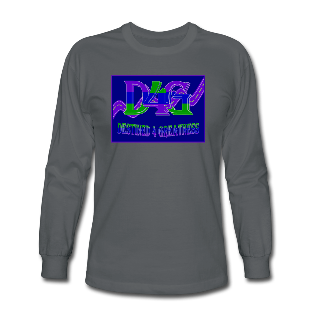 D4G Color Logo Long Sleeve T-Shirt - charcoal