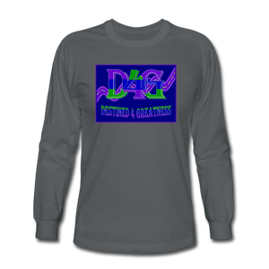 D4G Color Logo Long Sleeve T-Shirt - charcoal