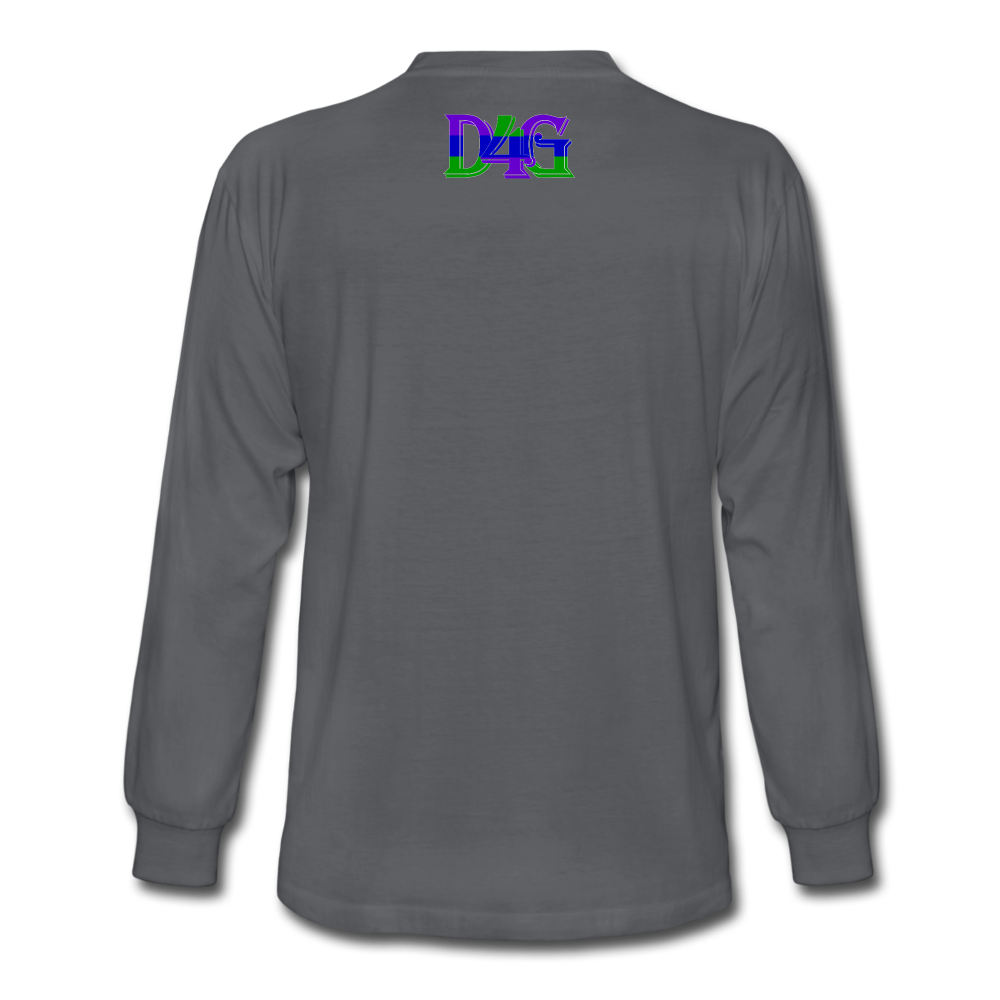 D4G Color Logo Long Sleeve T-Shirt - charcoal