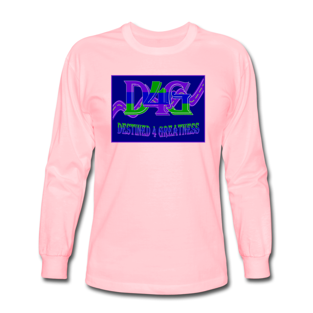 D4G Color Logo Long Sleeve T-Shirt - pink