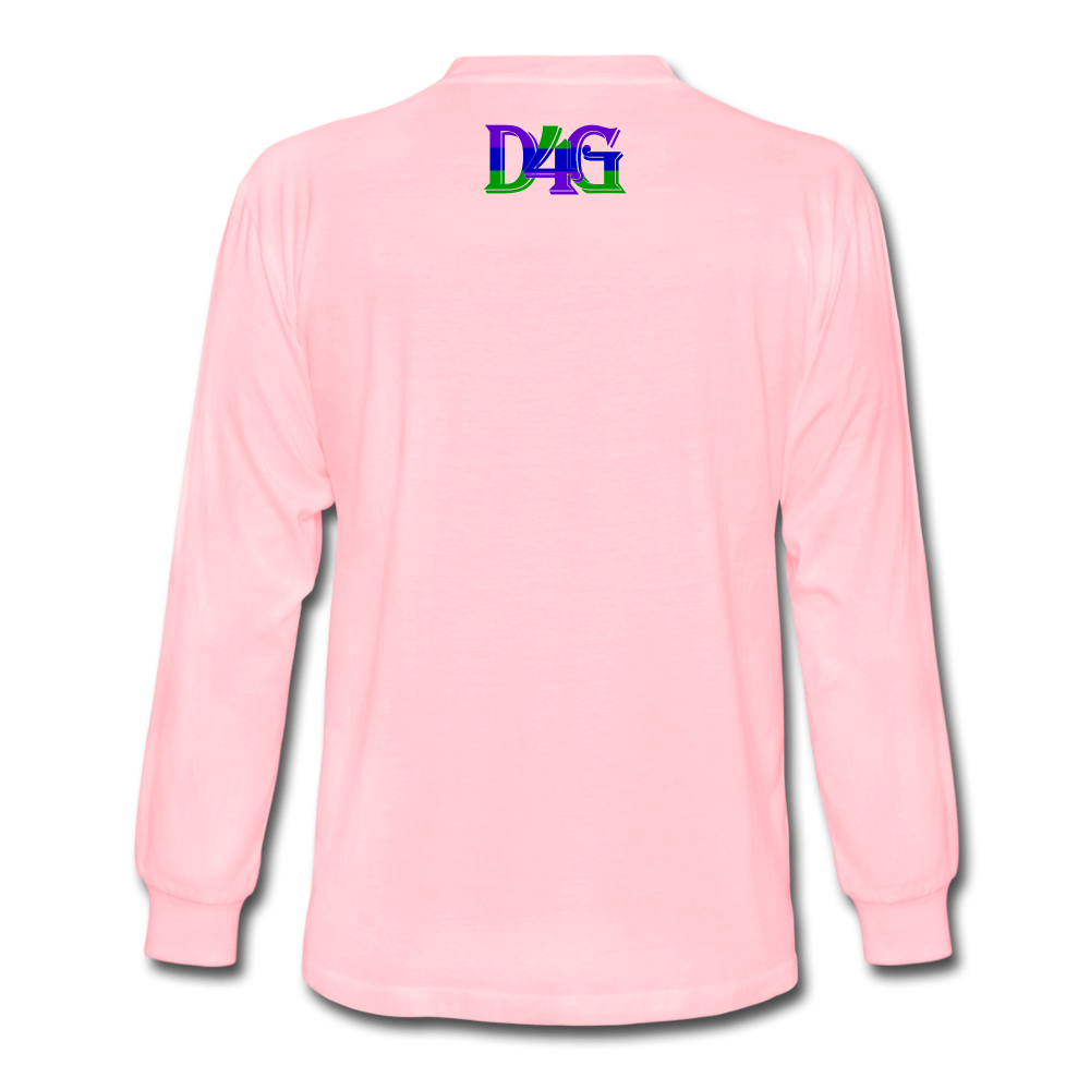 D4G Color Logo Long Sleeve T-Shirt - pink