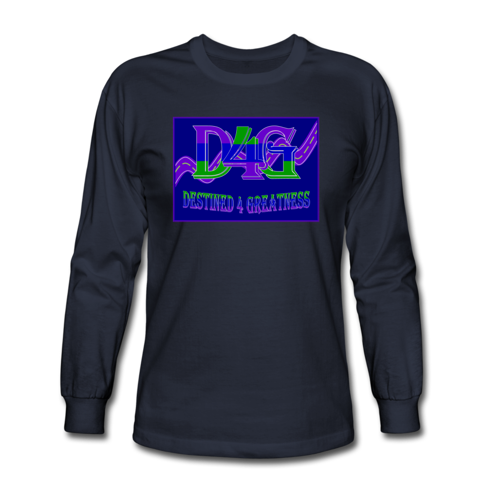 D4G Color Logo Long Sleeve T-Shirt - navy