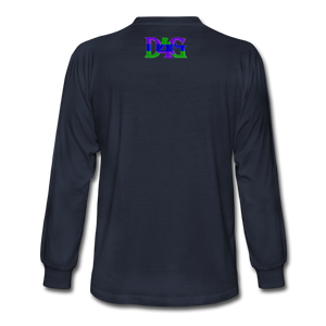 D4G Color Logo Long Sleeve T-Shirt - navy