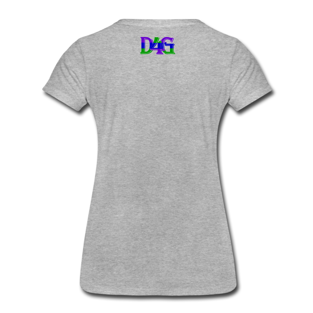 Women’s D4G Color Logo T-Shirt - heather gray