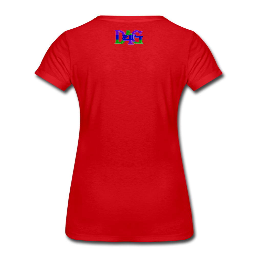 Women’s D4G Color Logo T-Shirt - red