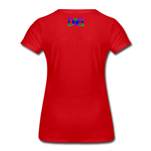 Women’s D4G Color Logo T-Shirt - red